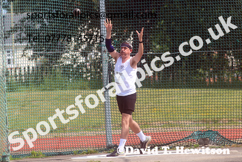 Hammer, 2025 NEMAA Track and Field, Monkton. Photo: David T. Hewitson/Sports for All Pics